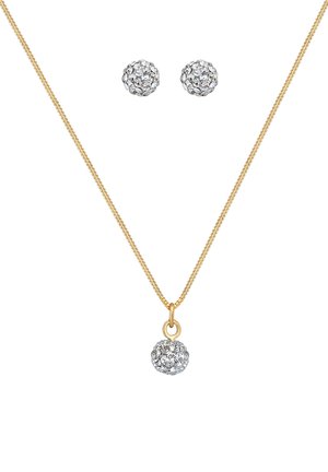 SPARKLING BASIC SET - MIT KRISTALLEN VON SWAROVSKI® - Kõrvarõngad - gold-coloured