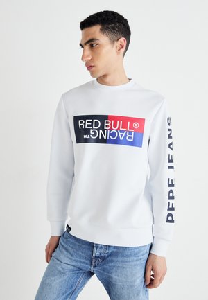 RED BULL RACING COLOUR BLOCK GRAPHIC CREW - Sudadera - white