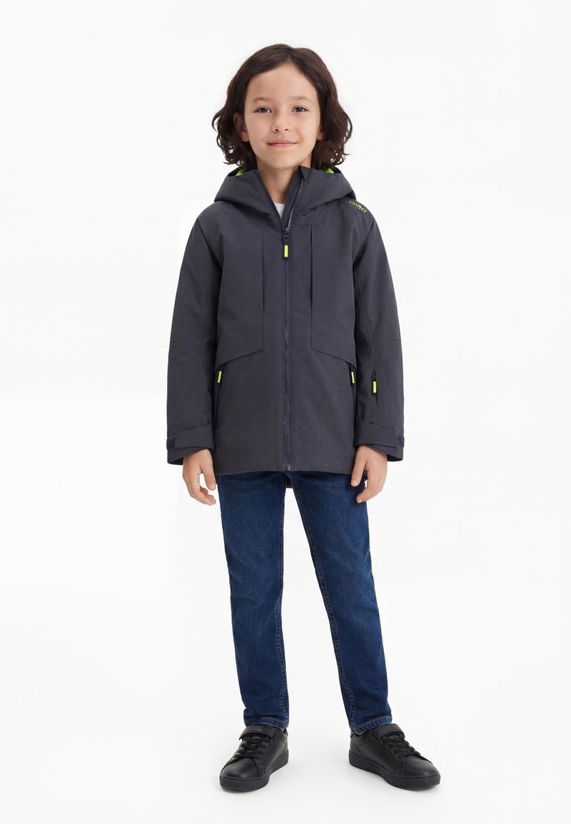 CMP KID JACKET FIX HOOD UNISEX - Μπουφάν σκι - antracite