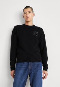 HUGO SAN CASSIO - Strickpullover - black