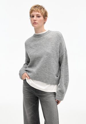PULL&BEAR Strickpullover - grey