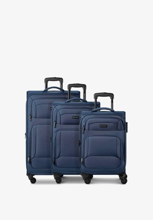 smartbox, EDITION 04 4 ROLLEN KOFFERSET 3-TEILIG MIT DEHNFALTE UNISEX - Set de valises - navy