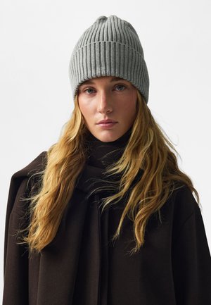 Pieces, PCSVEA HOOD NOOS BC - Плетена шапка - mottled grey