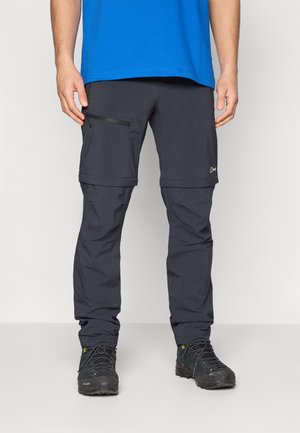 TRAIL-EXPLORER ZIP OFF PANT - Outdoor trousers - black