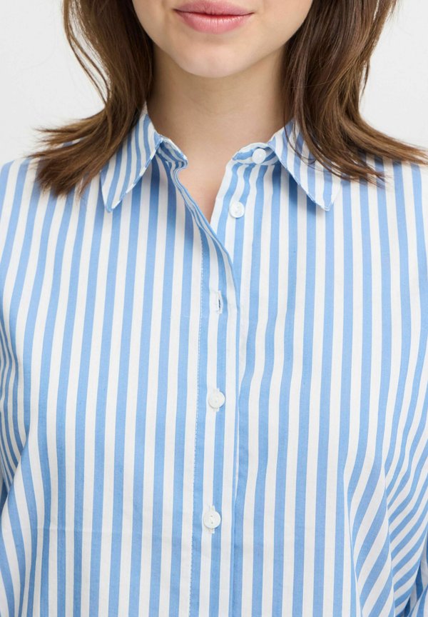 BYHETILA - Button-down blouse - riverside mix3