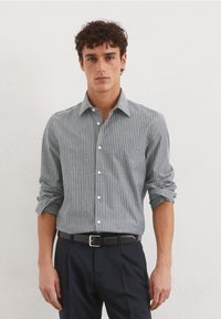 Marc O'Polo - NEW KENT COLLAR LONG SLEEVE ROUND HEM - Formal shirt - multi  dark navy Thumbnail Image 1