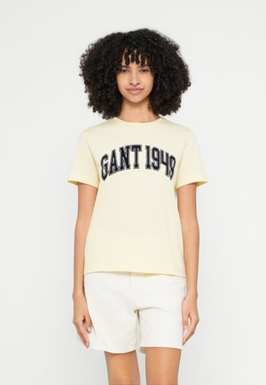 GRAPHIC - T-shirt - bas - vanilla yellow