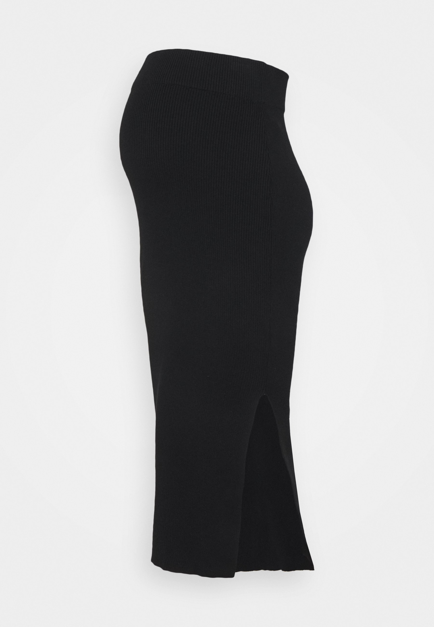 long pencil skirt with front split