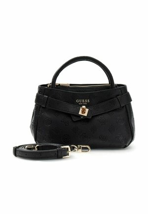 Guess, ELLA LOGO MINI SATCHEL - Sac à main - black logo
