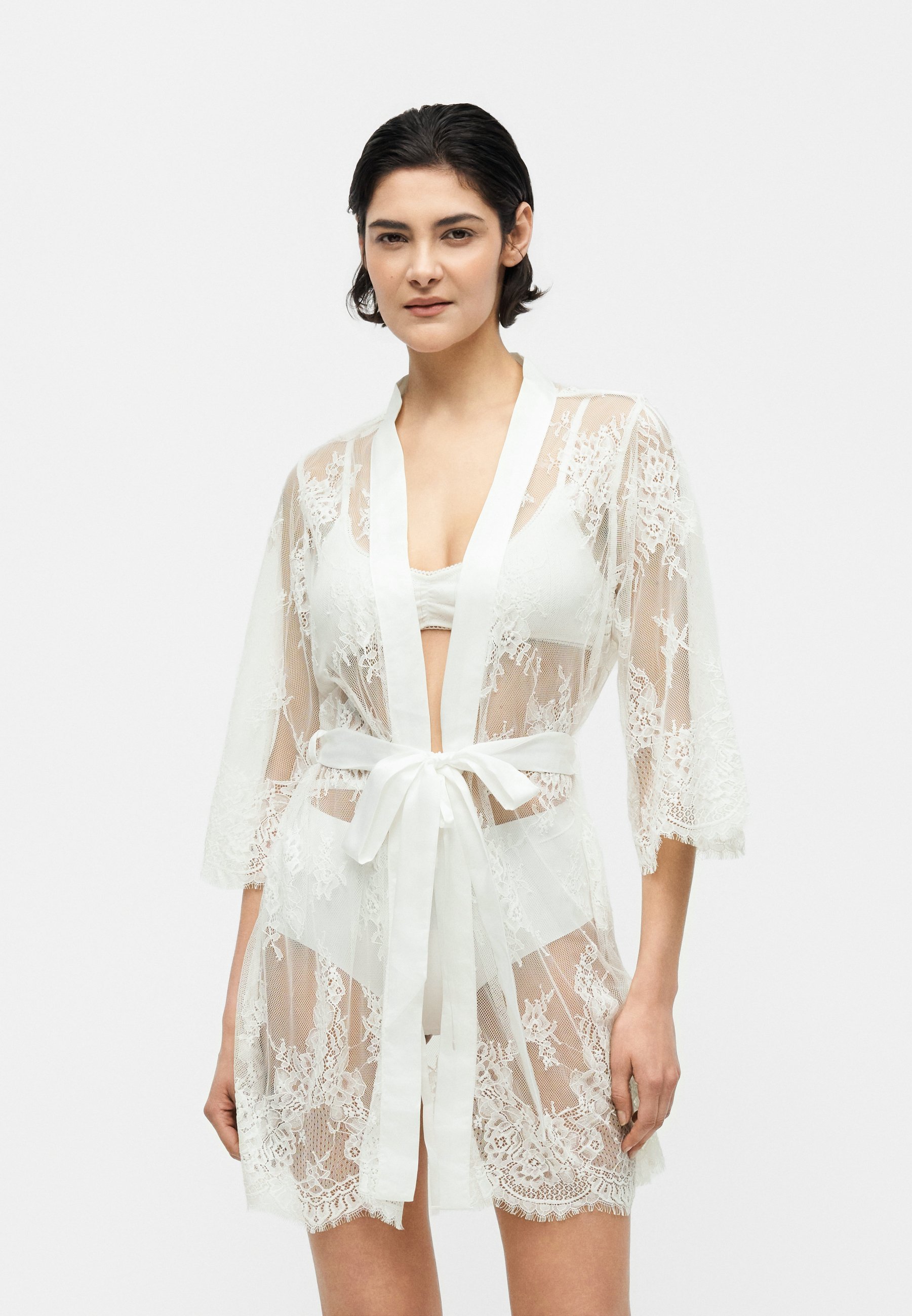 Ann Summers AVAILING ROBE - Dressing gown - ivory/off-white - Zalando.ie