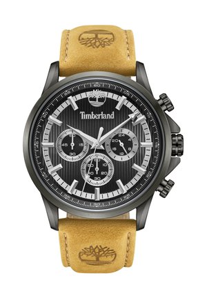 BERNARDSTON - Rannekello ajanottotoiminnolla - black camel