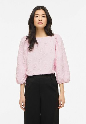 MIT 3/4-ÄRMELN VIDEVERA U-BOOT AUSSCHNITT - Palaidinė - cherry blossom