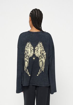 Even&Odd by Zalando Μπλούζα με μακριά μανίκια - black/acid wash