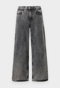 LOOSE UNISEX - Vrećaste traperice - light grey