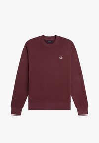Sélectionné, oxblood/ecru