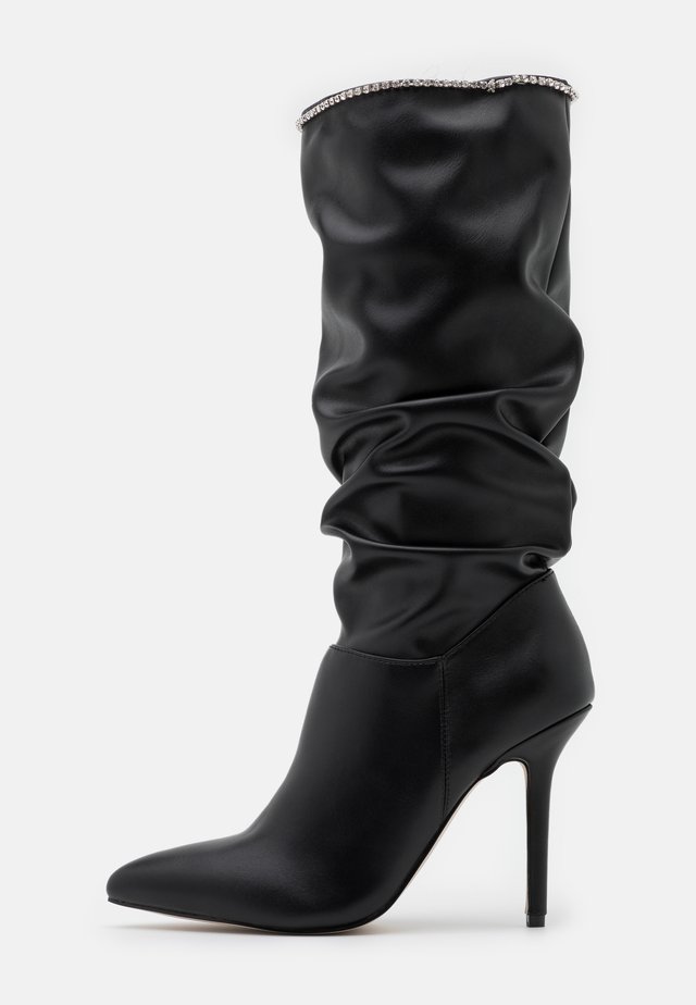 SHORE - Stivali con i tacchi - black
