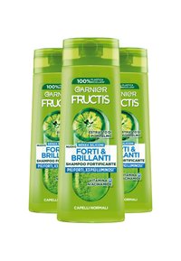 Garnier - FRUCTIS SHAMPOO FORTI & BRILLANTI, SHAMPOO FORTIFICANTE PER CAPELLI NORMALI, 250 ML - 3 PACK - Shampoo Immagine in miniatura 1