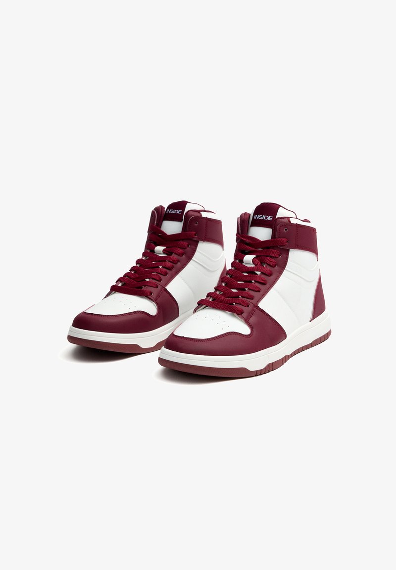INSIDE Zapatillas altas - blanco