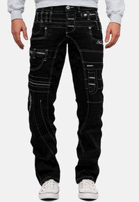KM020-1 - Straight leg jeans - schwarz