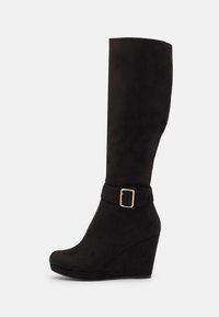 Anna Field Botas de tacón - black