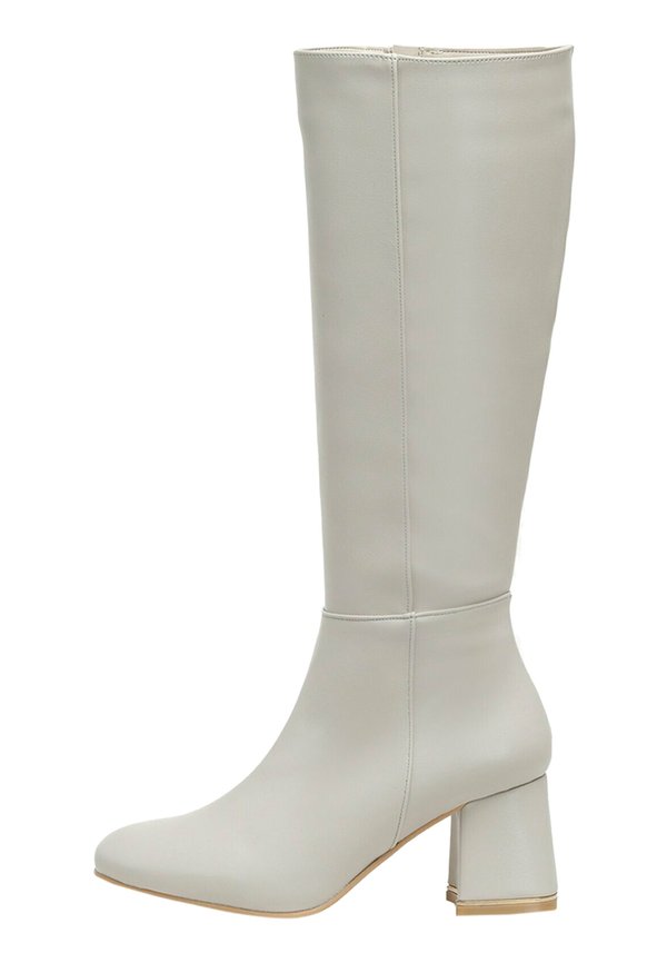 THIGH  - Plateaustiefel - beige