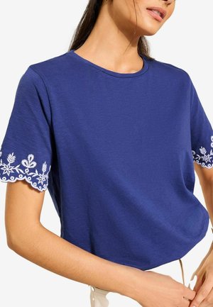 Friends Like These SHORT SLEEVE CONTRAST BRODERIE REGULAR FIT - Triko s potiskem - navy blue