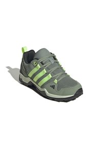adidas Terrex TERREX AX2R HIKING - Hikingschuh - silver green/green spark/crystal jade