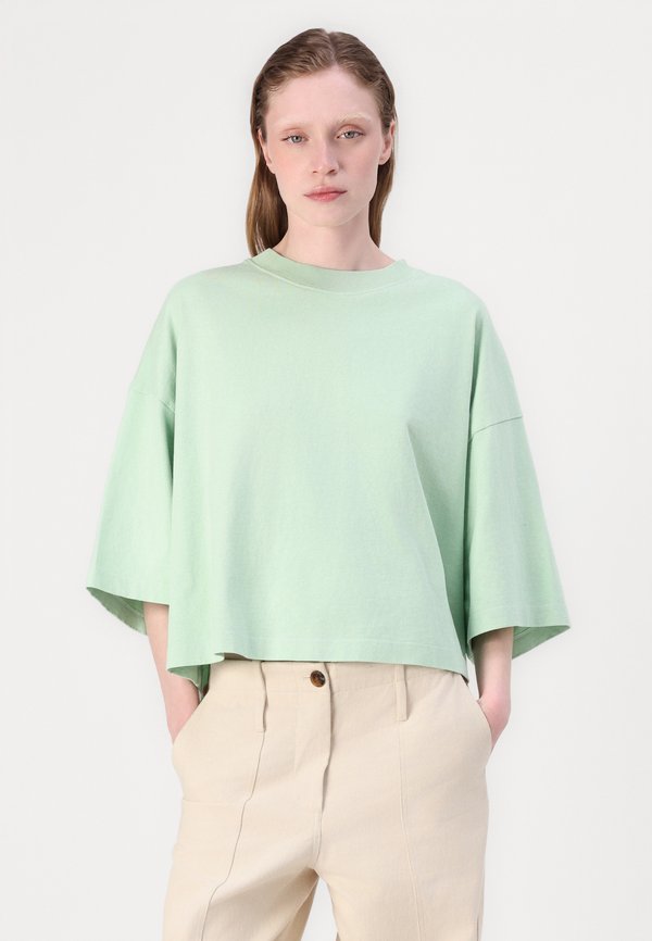 AFOMA - Basic T-shirt - amande vintage3