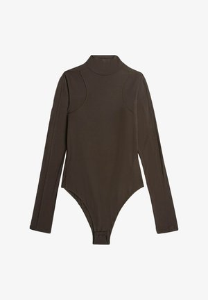 G-STAR, SLIM BODY TOP - Longsleeve - ganache