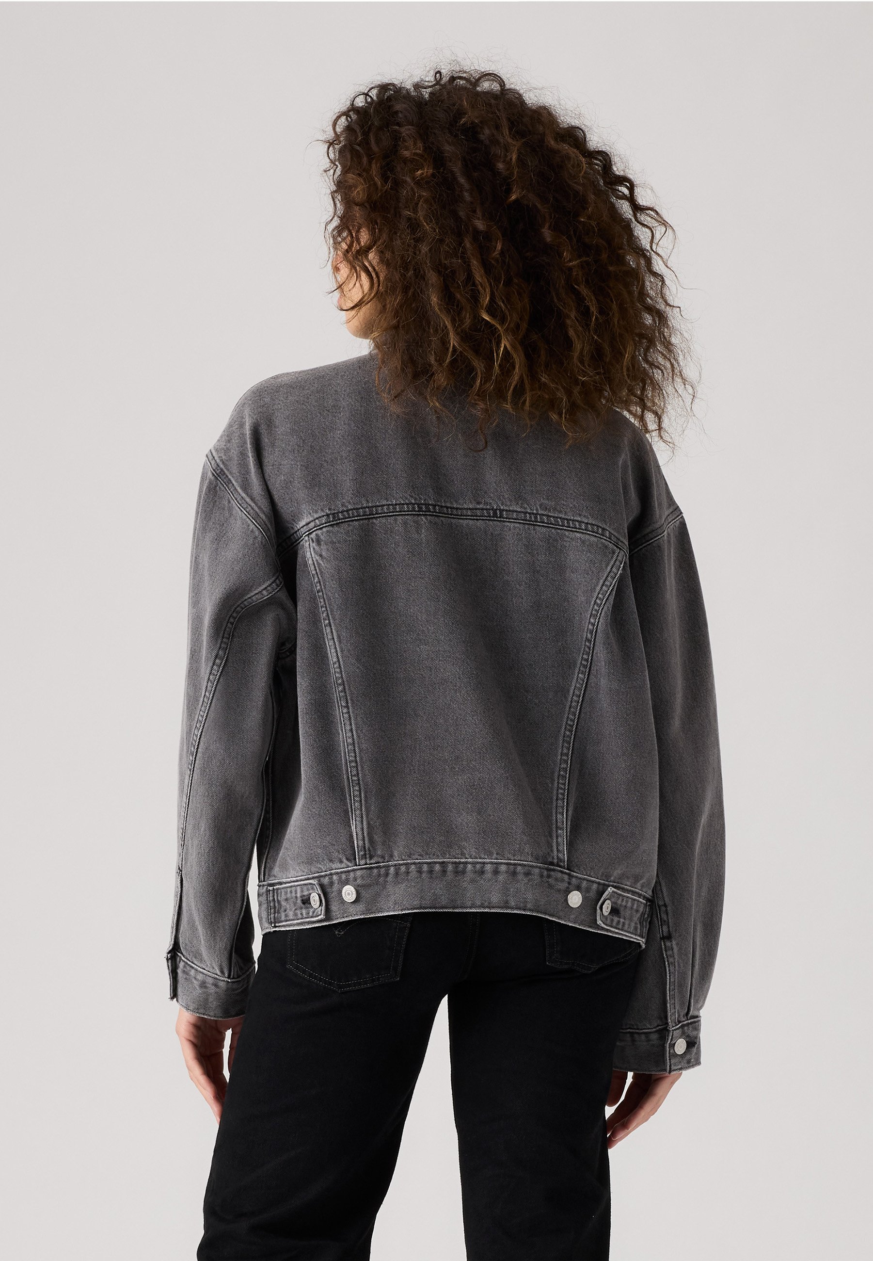 Levi's® 90S TRUCKER - Denim jacket - be kind rewind/grey denim