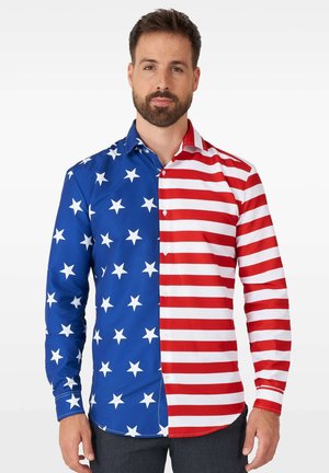 Suitmeister USA FLAG - Vapaa-ajan kauluspaita - red/blue