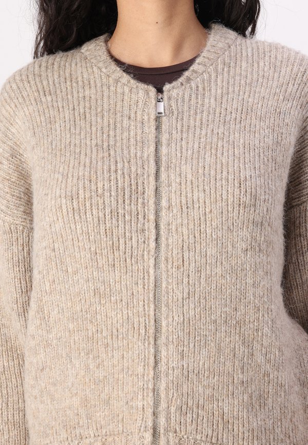 Cardigan - beige melange4