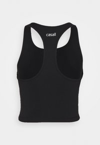 Casall CROP RACERBACK - Μπλούζα - black