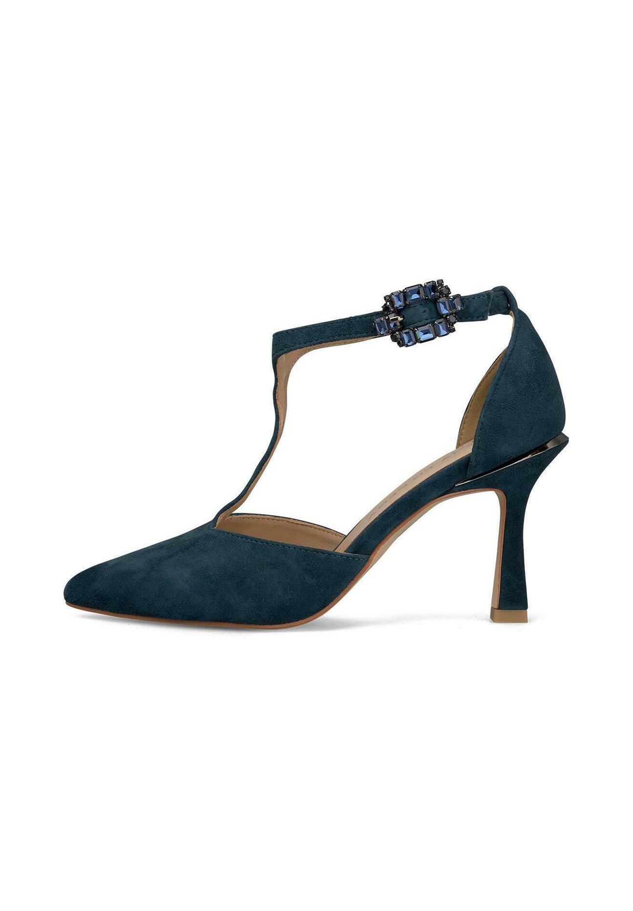 Escarpin Bleu Chaussures Ã Talon Bleu Marine Alma En Pena