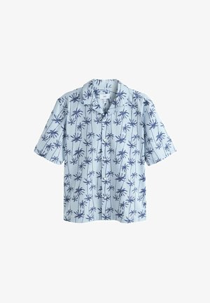 Next, REGULAR FIT - PRINT SHORT SLEEVE SHIRT . - Košeľa - blue palm