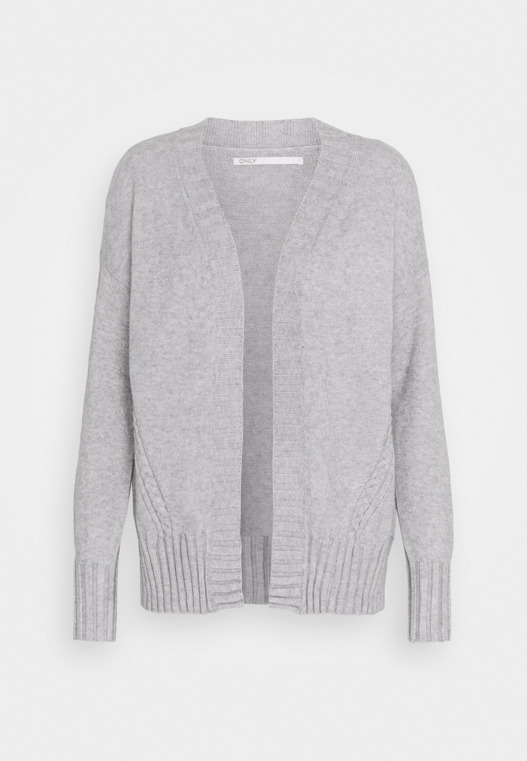 light grey cardigan sweater