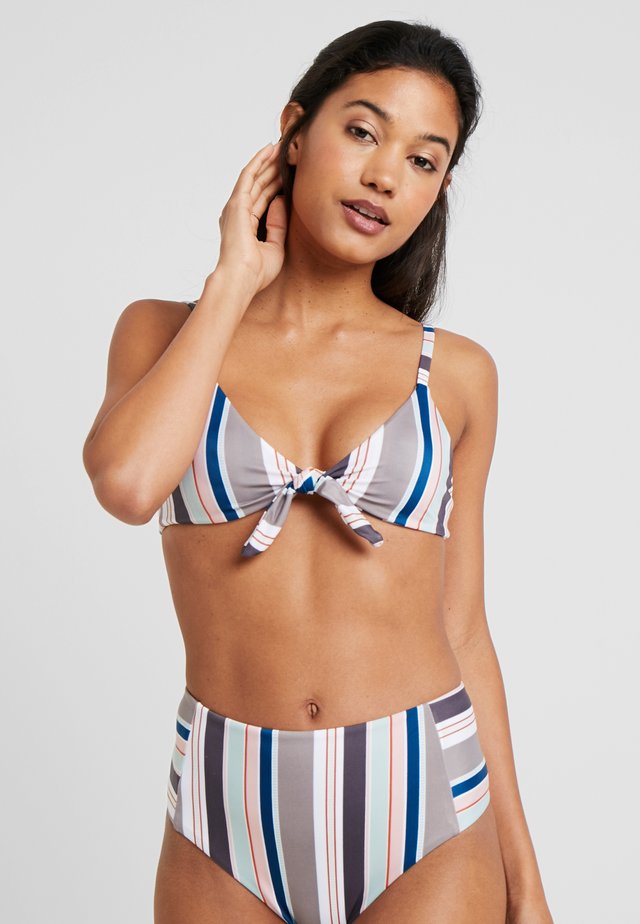 OFF SHORE KNOT FRONT - Bikini top - creme