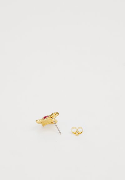Vivienne Westwood NEW HEART EARRINGS - Earrings - gold-coloured/light peach crystal