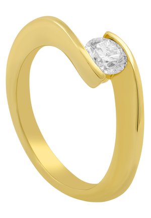 MUAU Schmuck SOLITAIRE RING DIAMANT 0.50CT. - Anello - gelbgoldfarben