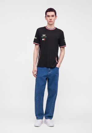 Tommy Hilfiger, REPLICA PEREZ TEE - Μπλουζάκι με στάμπα - black