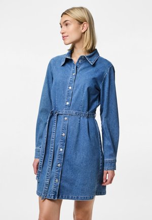 PCSILJE  - Robe en jean - light blue denim