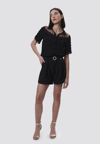 INFLUENCER TRIMMED - Camicia - black