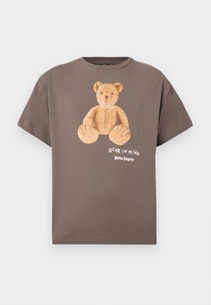 BEAR IN MIND TEE - Trükipildiga T-särk - dark grey
