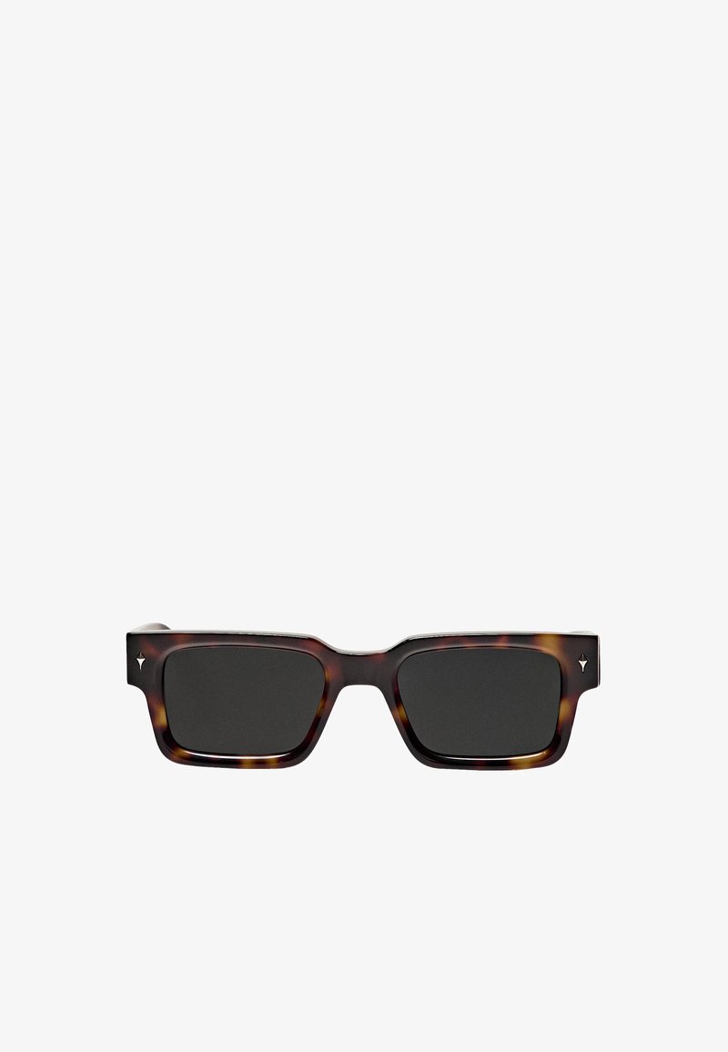 Massimo Dutti RECTANGULAR - Sunglasses - dark brown