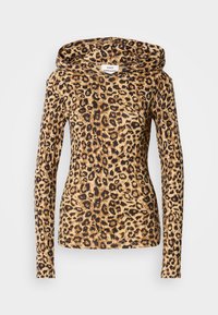 TILLA HOOD - Camisola de manga comprida - brown/black