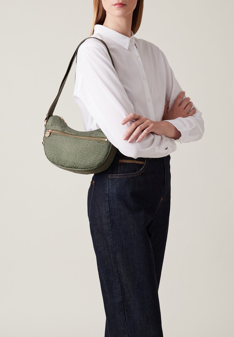 Borbonese Handtasche - military green
