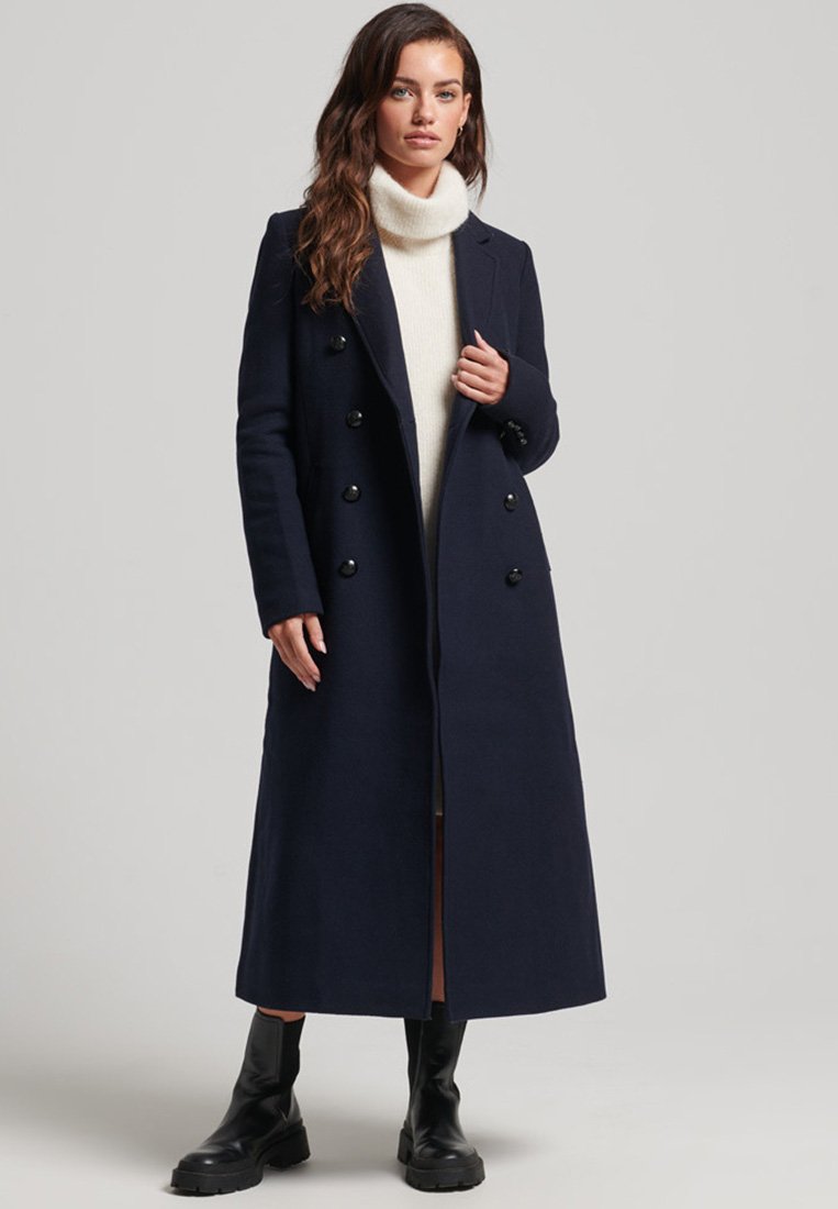 Superdry LONG MILITARY Classic coat eclipse navy/blue Zalando.ie