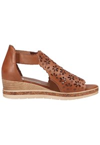Remonte Kiilakorkosandaali - dark brown