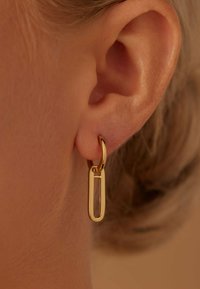 Lucardi MINIMALISTIC - Boucles d'oreilles - gold-coloured