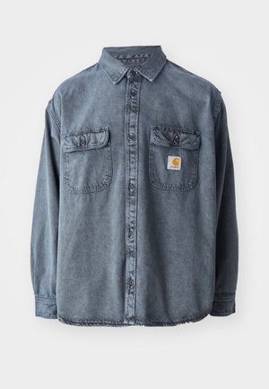 Carhartt WIP TIGAN SHIRT JACKET SMITHTOWN  - Denim jacket - black/blue fog